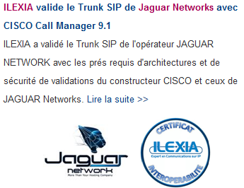 ILEXIA & Jaguar Networks